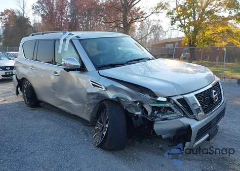 2019 Nissan Armada Sl из США, поврежденный, VIN JN8AY2NC5K9587293